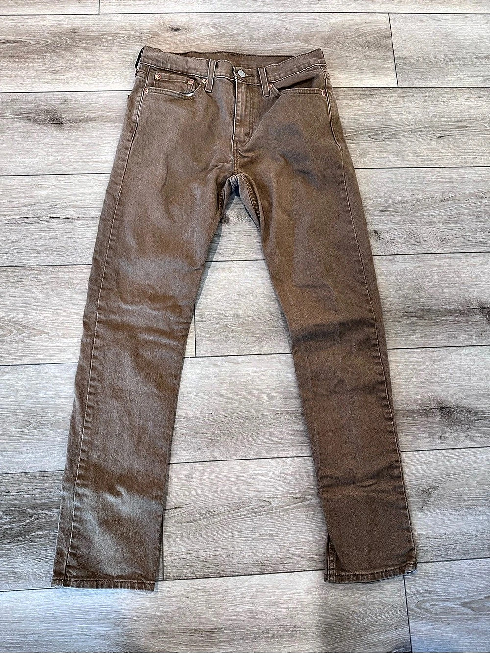 Levi's 502 Brown Straight Leg Jeans Waist 30 Length 32